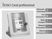 boso Carat professional Mode D'emploi