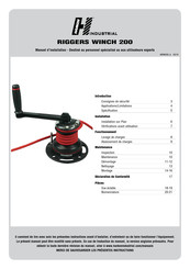 Harken Industrial RIGGERS WINCH 200 Manuel D'installation