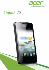Acer Liquid Z3 Duo Manuel De L'utilisateur