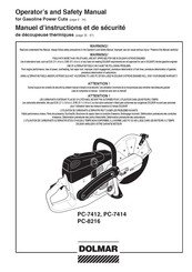 Dolmar PC-8216 Manuel D'instructions Et De Sécurité