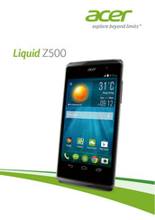 Acer Liquid Z500 Manuel De L'utilisateur