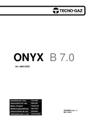 Tecno-gaz ONYX B 7.0 Mode D'emploi