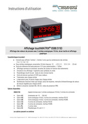 Motrona touchMATRIX 6588.5150 Instructions D'utilisation