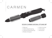 Carmen DC5250 CARMEN NATURAL STYLING SET Mode D'emploi