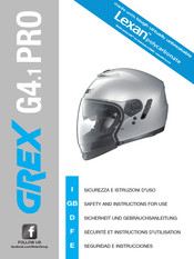 Grex G4.1 PRO Sécurité Et Instructions D'utilisation
