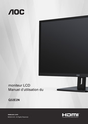 AOC Q32E2N Manuel D'utilisation