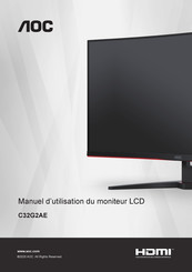 AOC C32G2AE Manuel D'utilisation