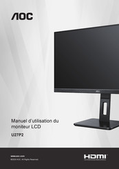 AOC U27P2 Manuel D'utilisation