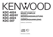 Kenwood KDC-4024V Mode D'emploi
