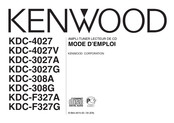 Kenwood KDC-F327G Mode D'emploi