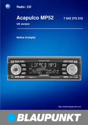 Blaupunkt Acapulco MP52 Notice D'emploi