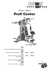 Christopeit Sport Profi Center 9988 Notice De Montage Et D'utilisation