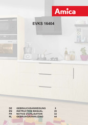 Amica EVKS 16404 Notice D'utilisation