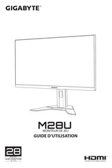 Gigabyte M28U Guide D'utilisation