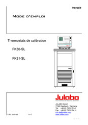 Julabo FK31-SL Mode D'emploi