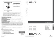 Sony BRAVIA KDL-26P5550 Mode D'emploi