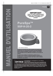 Intex PureSpa SSP-H-20-2 Manuel D'utilisation