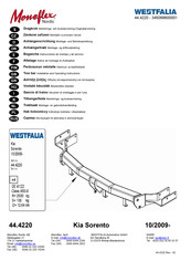 Westfalia Monoflex Nordic 44.4220 Notice De Montage Et D'utilisation