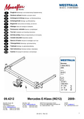 Westfalia Monoflex Nordic 09.4212 Notice De Montage Et D'utilisation