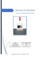 SRNE ML2420 Manuel D'utilisation