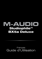 M-Audio Studiophile BX5a Deluxe Guide D'utilisation