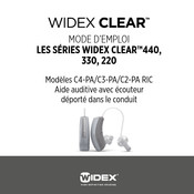 Widex Clear220 Mode D'emploi