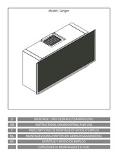 Nobilia Ginger Prescriptions De Montage Et Mode D'emploi