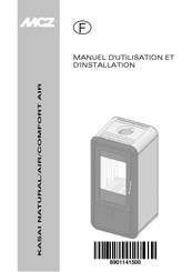 MCZ KASAI COMFORT AIR Manuel D'installation Et D'utilisation