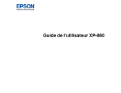 Epson XP-860 Guide De L'utilisateur