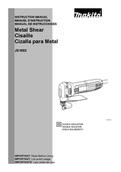 Makita JS1602 Manuel D'instruction