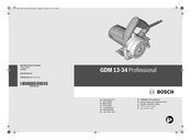 Bosch GDM 13-34 Professional Notice Originale
