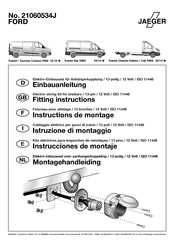 Jaeger 21060534J Instructions De Montage