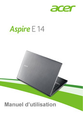 Acer Aspire E14 Manuel D'utilisation