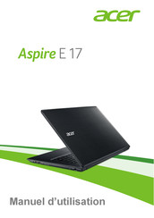 Acer Aspire E 17 Manuel D'utilisation