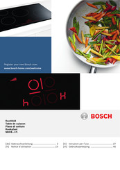 Bosch NKC8 17 Série Notice D'utilisation