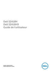 Dell S2418H Guide De L'utilisateur