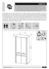 ML MEBLE ARKO 01 Notice De Montage