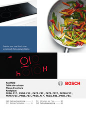 Bosch PKG6 F17 Série Notice D'utilisation