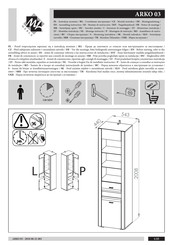 ML MEBLE ARKO 03 Notice De Montage