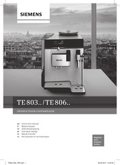 Siemens TE806201RW Mode D'emploi