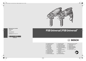 Bosch PSB Universal Notice Originale