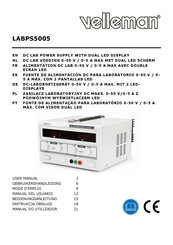 Velleman LABPS5005 Mode D'emploi