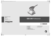 Bosch Professional GSS 140 Notice Originale