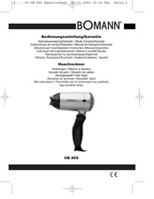 BOMANN CB 855 Mode D'emploi & Garantie