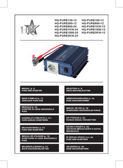 HQ PURE1KW-12 Mode D'emploi