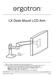 Ergotron LX Desk Mount LCD Arm Mode D'emploi
