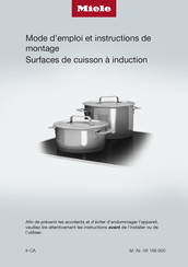 Miele KM 6310 Mode D'emploi Et Instructions De Montage