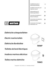 Vetus TMWS Instructions D'installation Et Manuel D'utilisation