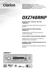 Clarion DXZ748RMP Mode D'emploi