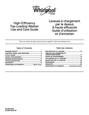 Whirlpool W10837923A Guide D'utilisation Et D'entretien